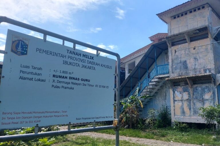 Rudin Guru di Pulau Pramuka. Dok. Istimewa
