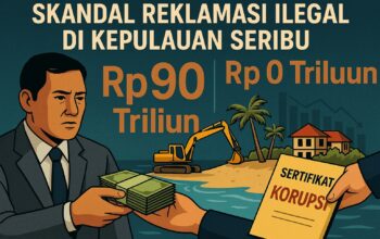 Skandal Reklamasi Ilegal di Kepulauan Seribu: Mafia Tanah Rugikan Negara Rp90 Triliun
