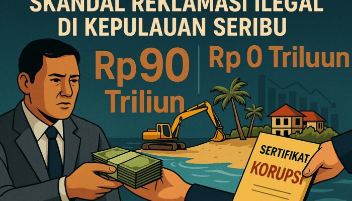Skandal Reklamasi Ilegal di Kepulauan Seribu: Mafia Tanah Rugikan Negara Rp90 Triliun