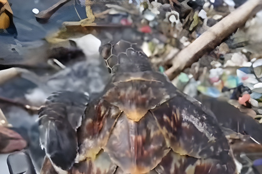 Penyu lainnya yang diselamatkan dari sampah laut. Dok. istimewa
