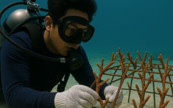 Bau Amis Transplantasi Karang: Konservasi, Komersialisasi, atau Kejar Cuan Rehabilitasi?